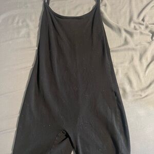 Black Spaghetti Strap Romper